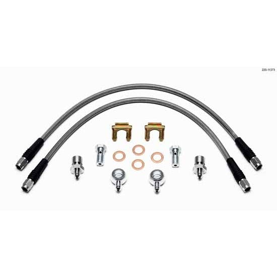 Wilwood 220-11373 Flexline Brake Line Kit, D52 Caliper w/Banjo, 18 In.