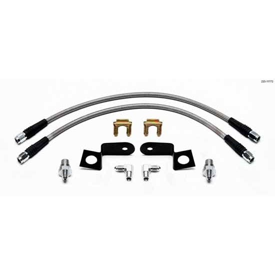 Wilwood 220-11772 Flexline Rear Brake Line Kit, 2005-10 Mopar