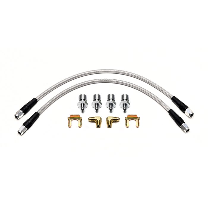 Wilwood 220-12296 16 Inch Flexline Front Brake Line Kit, 1941-56 Buick