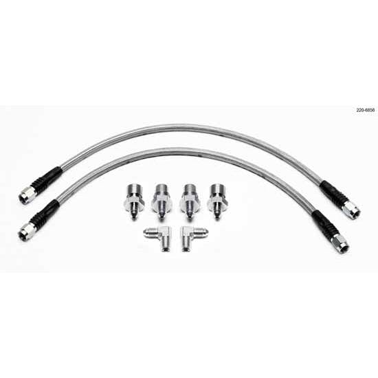 Wilwood 220-6856 Flexline Rear Brake Line Kit, 1993-02 Camaro w/FDL