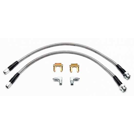 Wilwood 220-8176 Flexline Front Brake Line Kit, 1997-04 Corvette