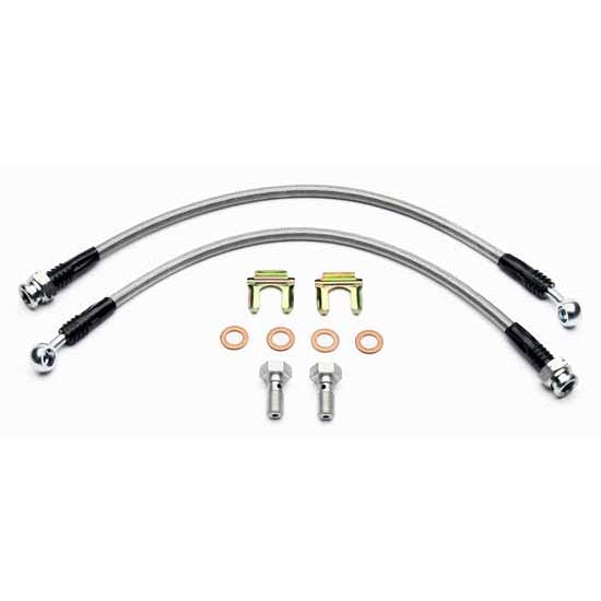 Wilwood 220-8516 Flexline Front Brake Line Kit, 1988-96 Corvette