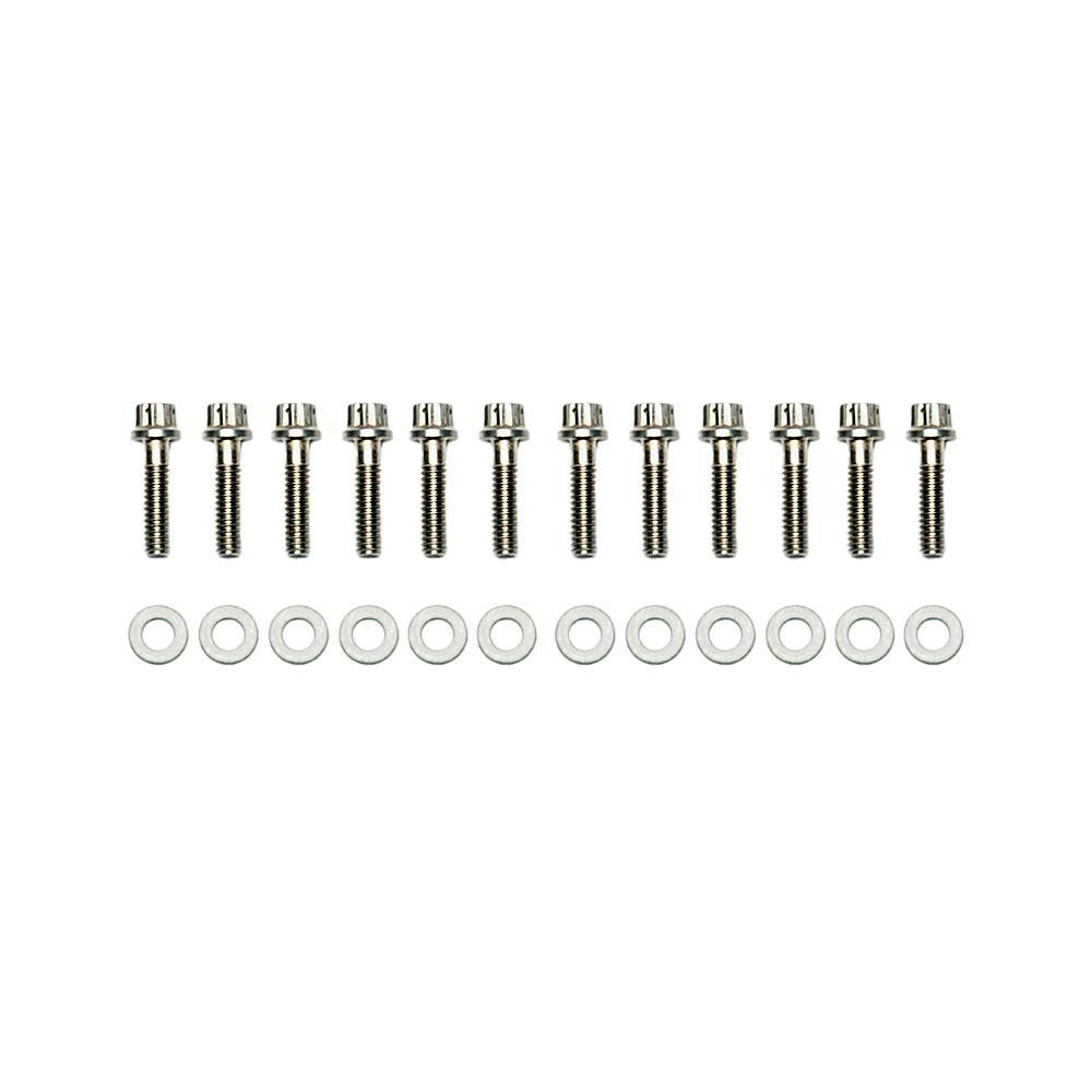 Wilwood 230-4572 12 Point Bolt Kit, 1/4-20, 1.00 Inch, Stainless