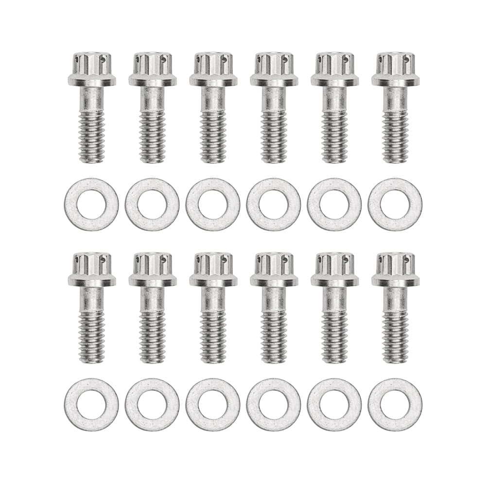 Wilwood 230-8008 Stainless Rotor Bolt Kit, 12 Piece
