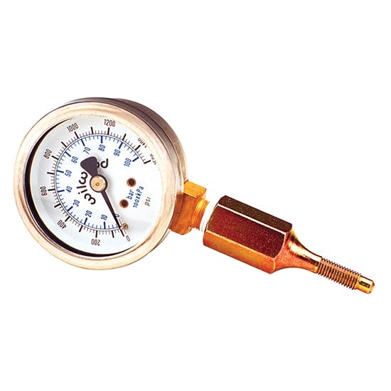 Wilwood 260-0966 Brake Caliper Pressure Gauge, 0-1500 PSI