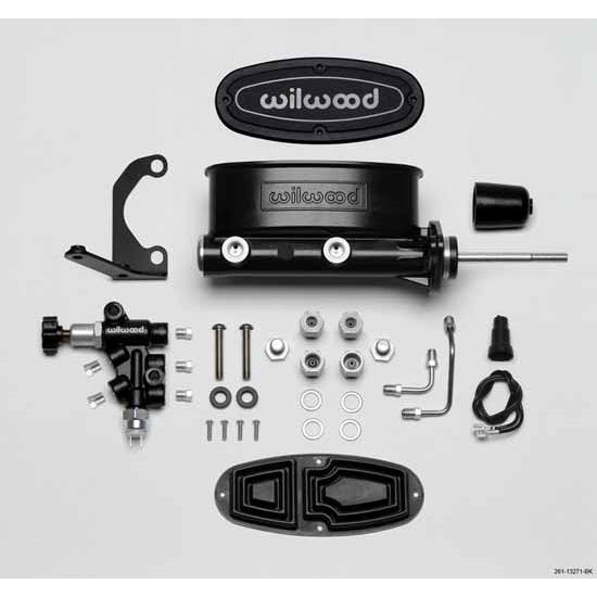 Wilwood 261-13271-BK H/V Tandem Master Cylinder Kit, 7/8 Inch Bore
