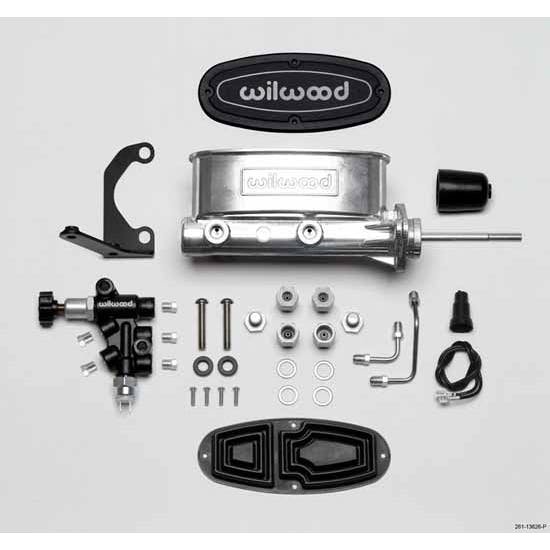Wilwood 261-13626-P H/V Tandem Master Cylinder Kit, 15/16 Inch Bore