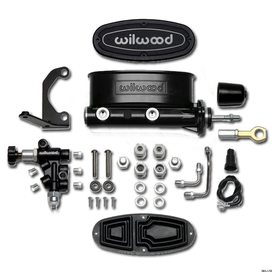 Wilwood 261-14158-BK Master Cylinder Kit, 1965-87 Mustang, Black