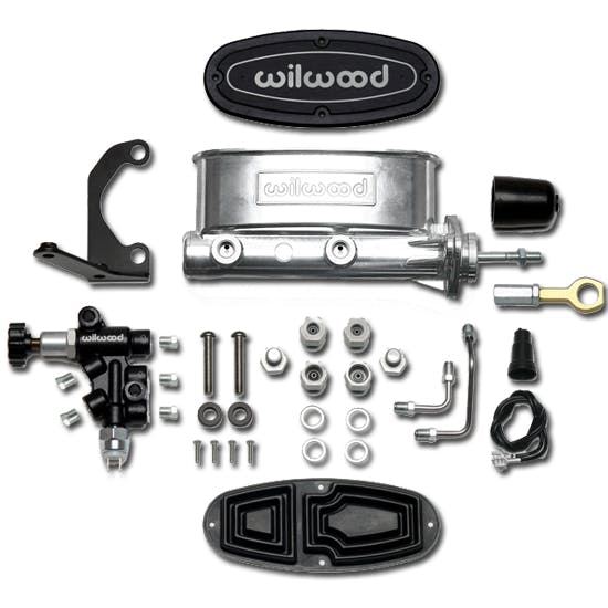 Wilwood 261-14158-P Master Cylinder Kit, 1965-87 Mustang, Polished