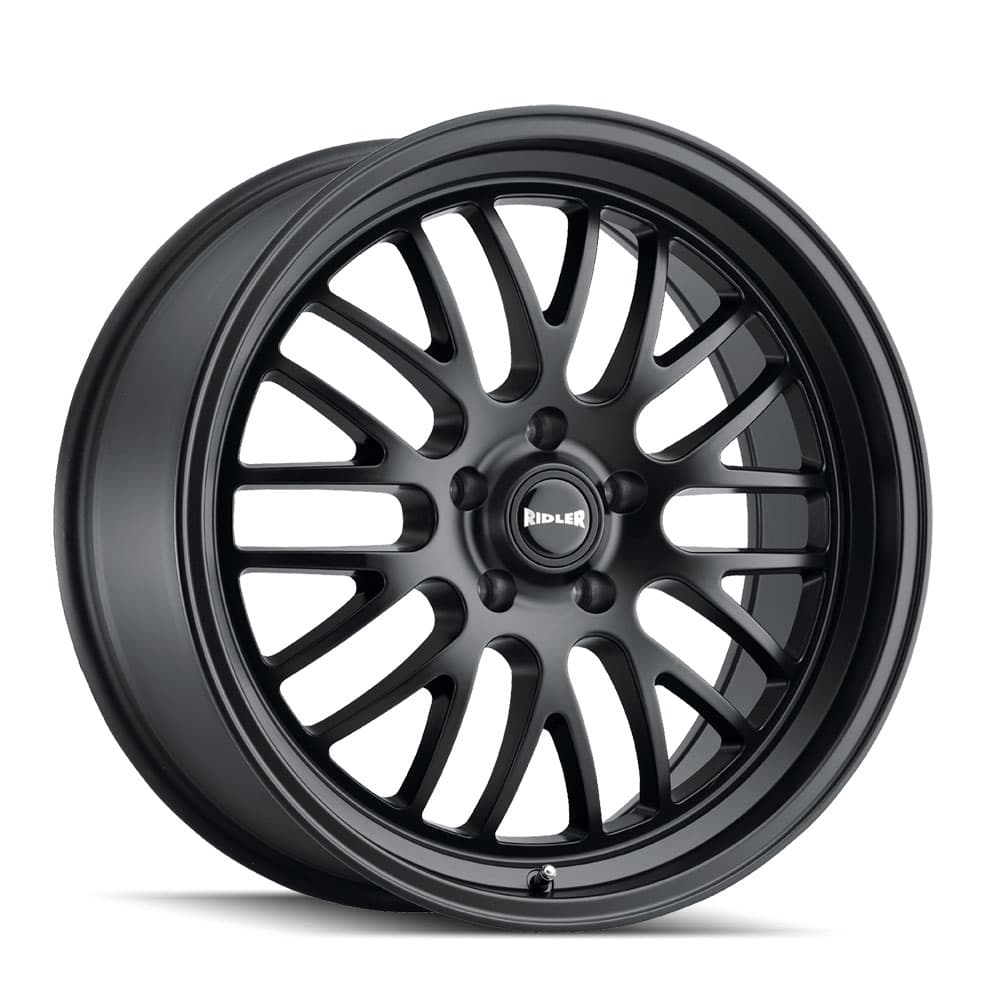 Ridler Wheels 607-8861MB 607 Wheels, 18x8 Inch, Matte Black