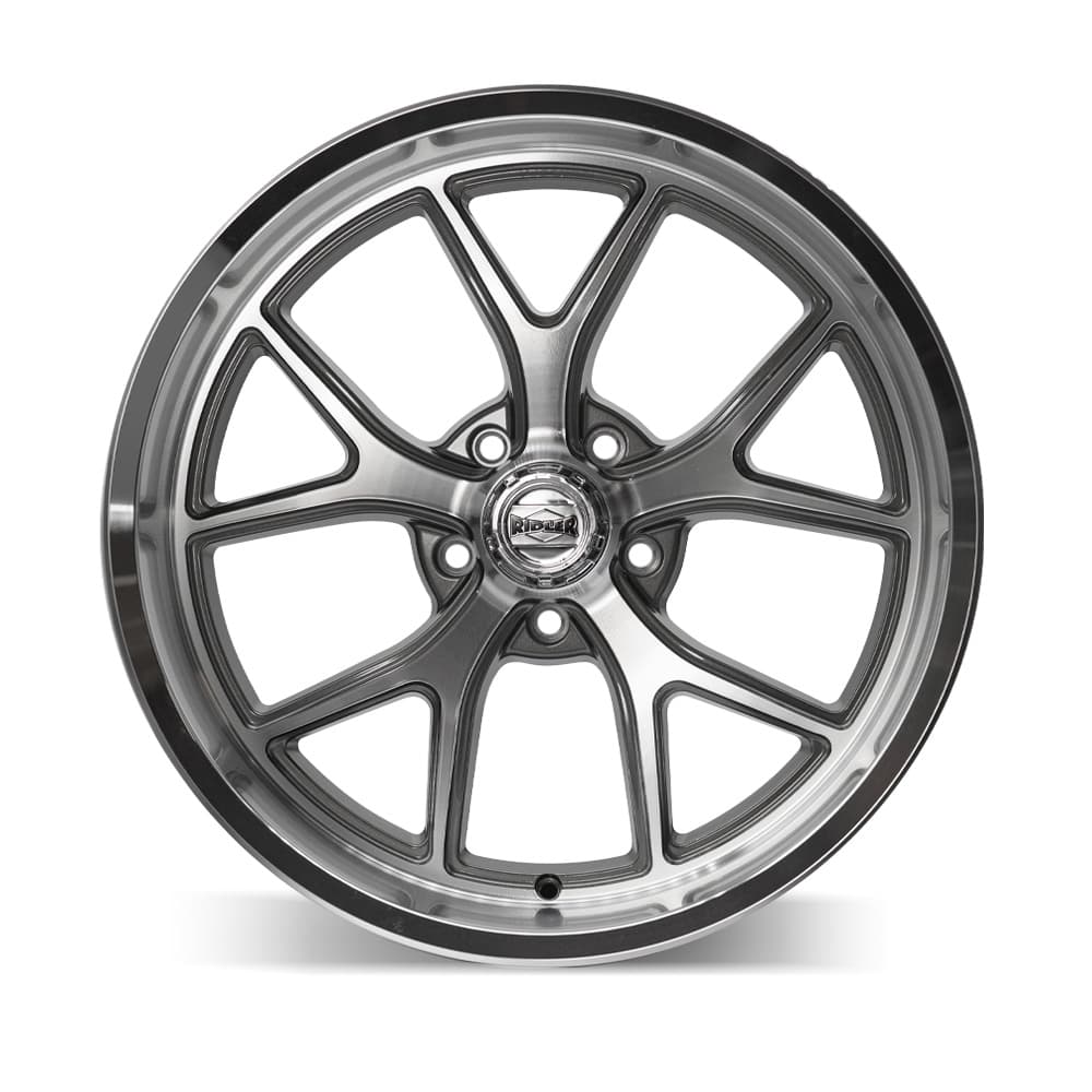 Ridler Wheels 661-2873GGD 661 Wheels, 20x8.5 Inch, Gloss Grey