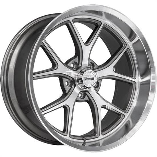Ridler Wheels 661-8961GGD 661 Wheels, 18x9.5 Inch, Gloss Grey