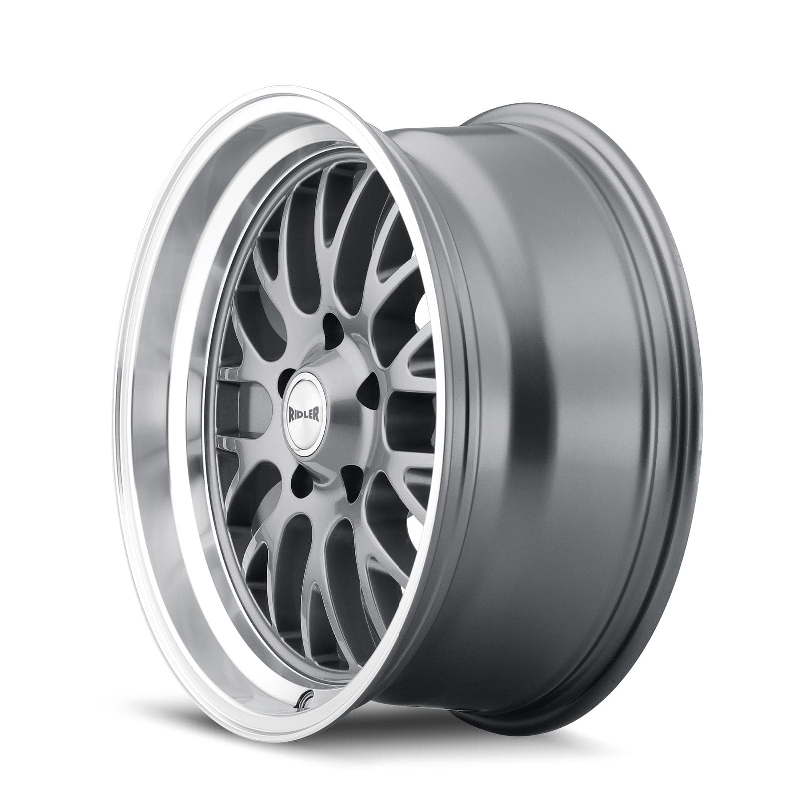 Ridler Wheels 607-2161G 607 Wheels, 20x10 Inch, Gloss Grey