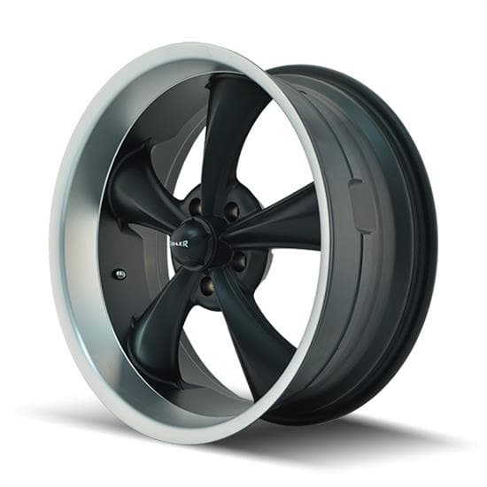 Ridler Wheels 695-7861MB 695 Wheels, 17x8 Inch, Black Machined