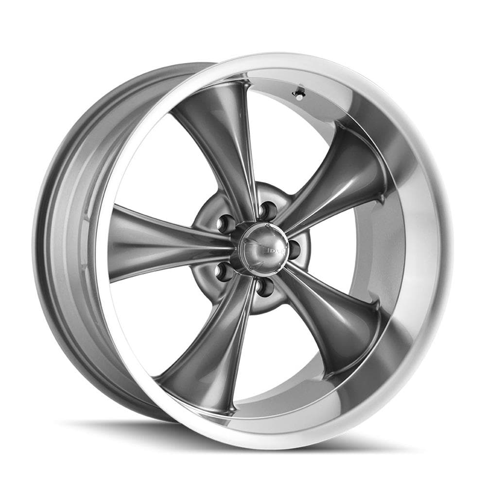 Ridler Wheels 695-8865G 695 Wheels, 18x8 Inch, Grey Machined