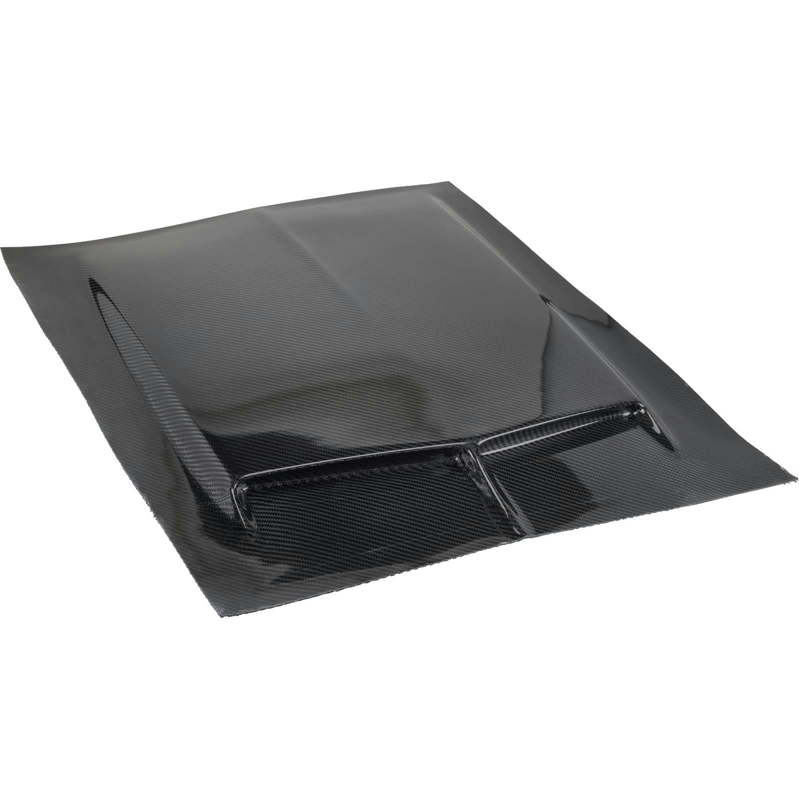 Shelby GT500 Mustang-Style Carbon Fiber Hood Scoop, 27 x 37 x 2