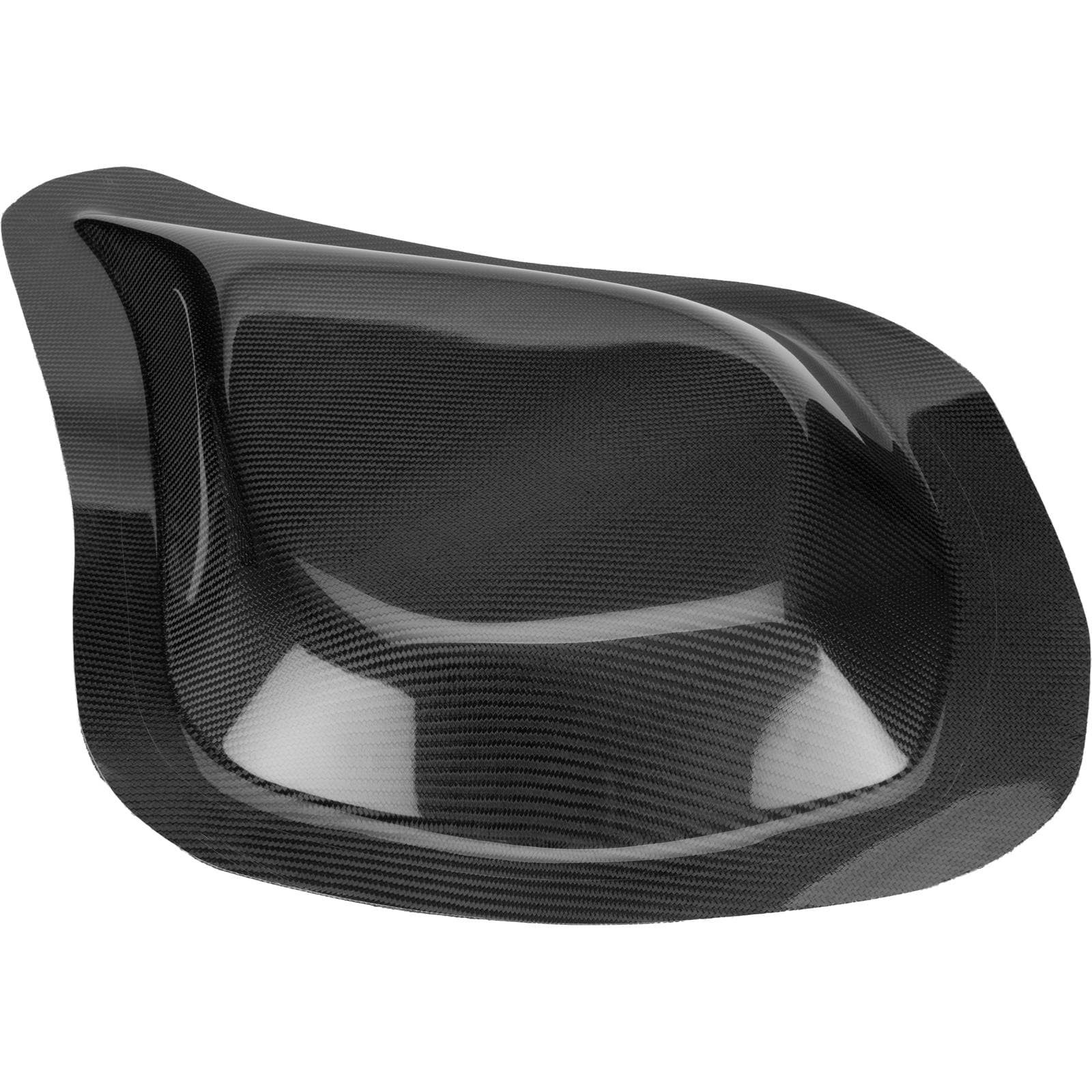 Thunderbolt Style Reverse Teardrop Carbon Fiber Hood Scoop