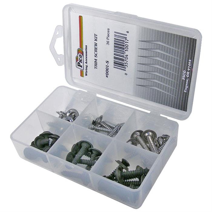 Pico 0001-S Trim Screw Kit, 36 Pcs