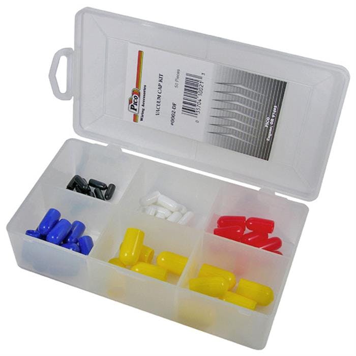 Pico 0002-DF Vinyl Vacuum Cap Kit, 50 Pcs