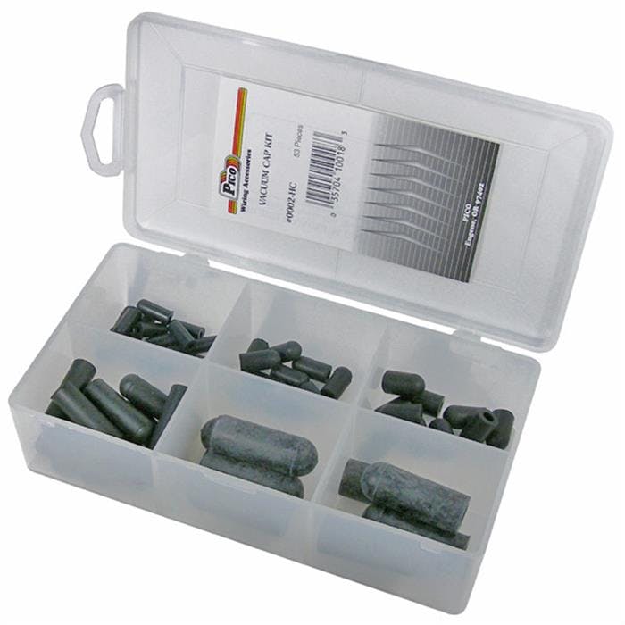Pico 0002-HC Hypalon Vacuum Cap Kit, 53 Pcs