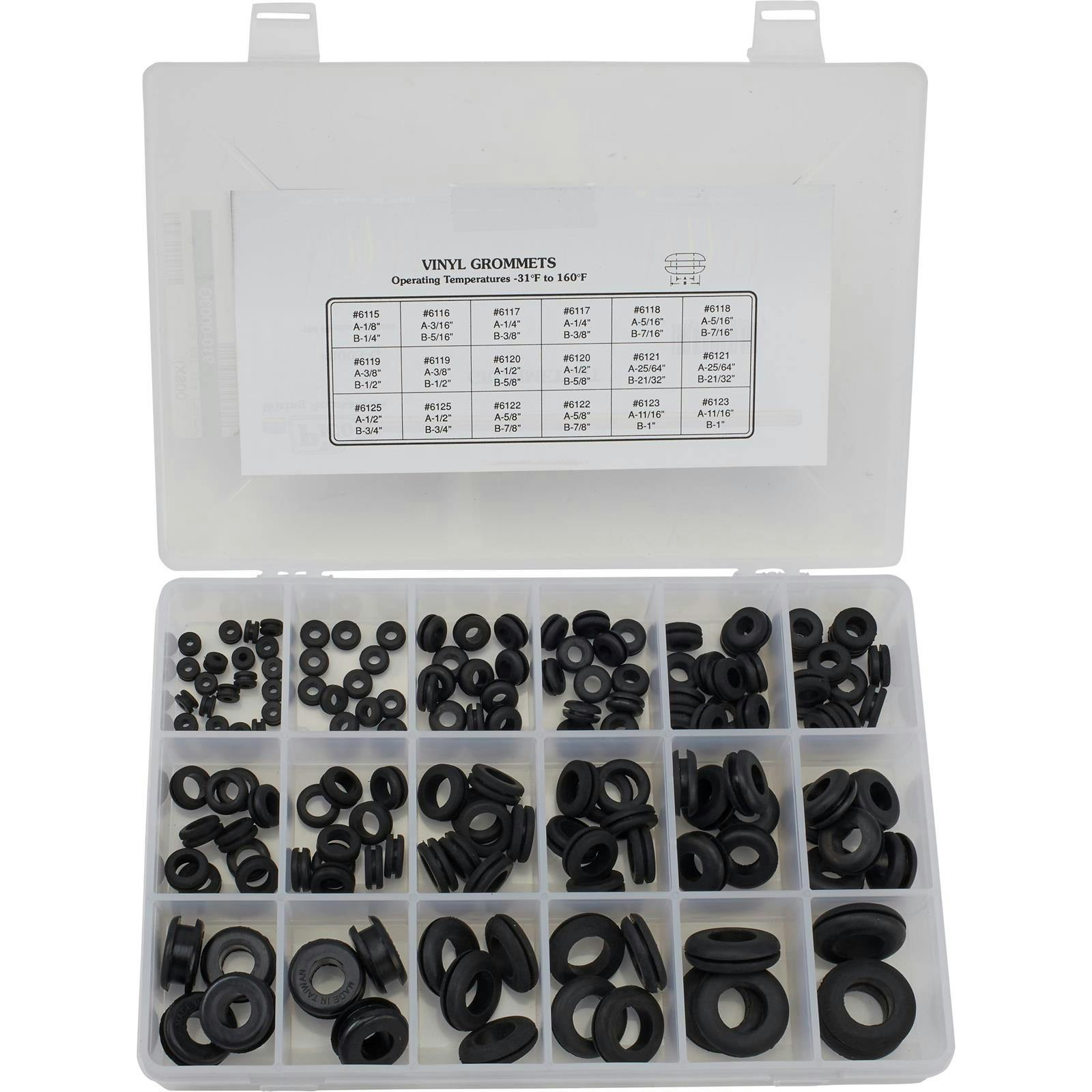 Pico 0003-G Grommet Kits, 150 Pcs