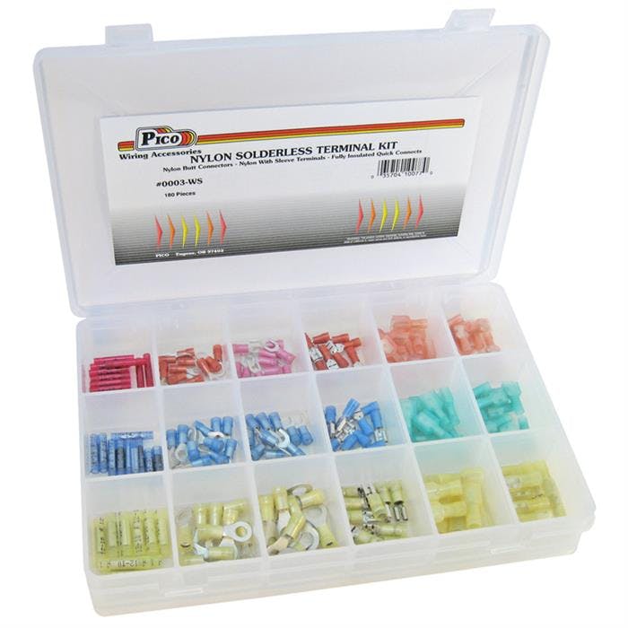 Pico 0003-WS Nylon Terminal Kit, 180 Pcs