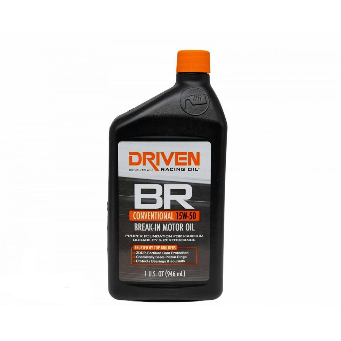 Driven Racing Oil 00107 BR Conventional 15W50 Break-In Oil, 12 Quarts