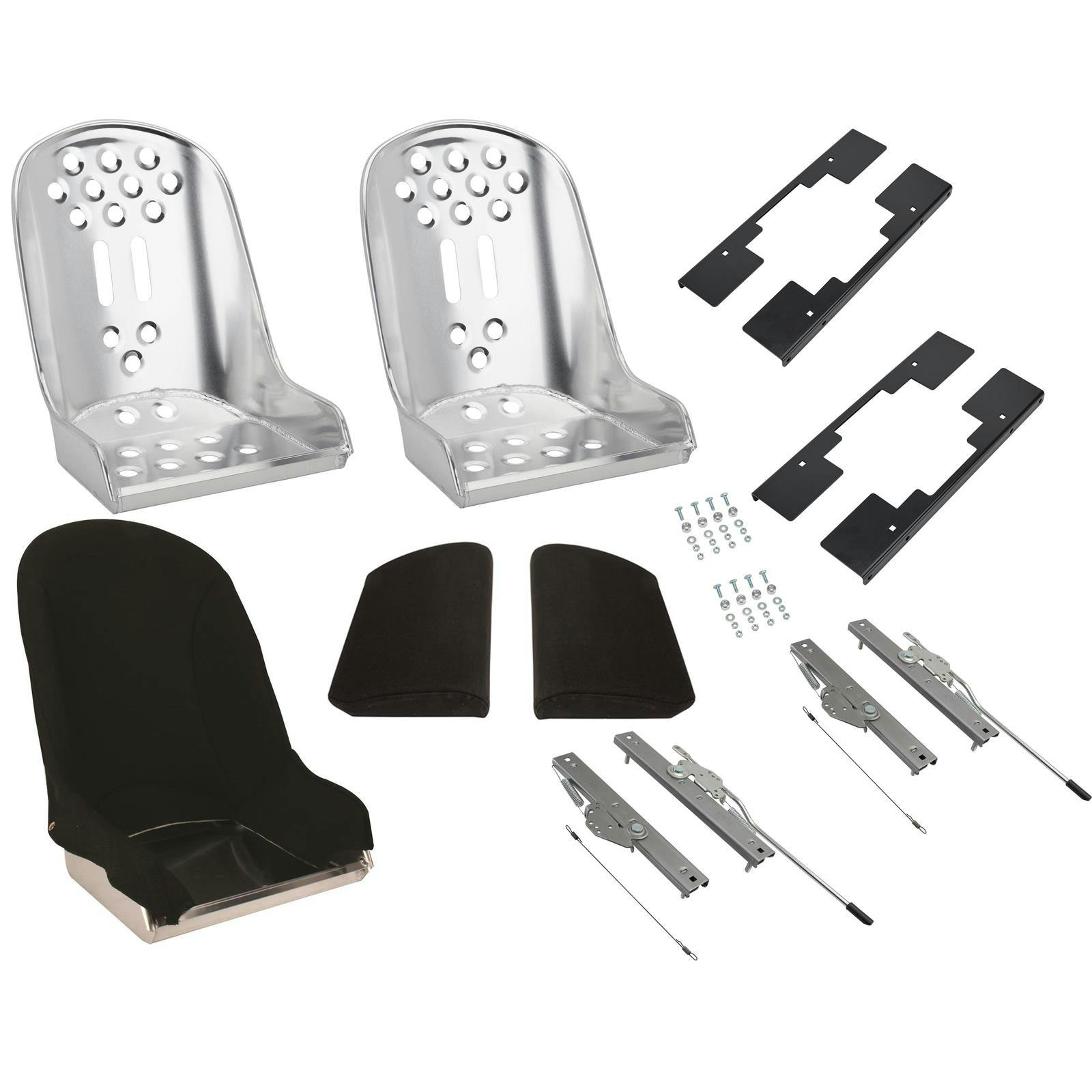 Lightened Bomber Seat, Pad and Cover w/Sliders