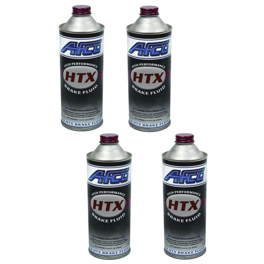 AFCO 6691903 Ultra HTX 600+ Brake Fluid, 16.9 oz. 4 Pack