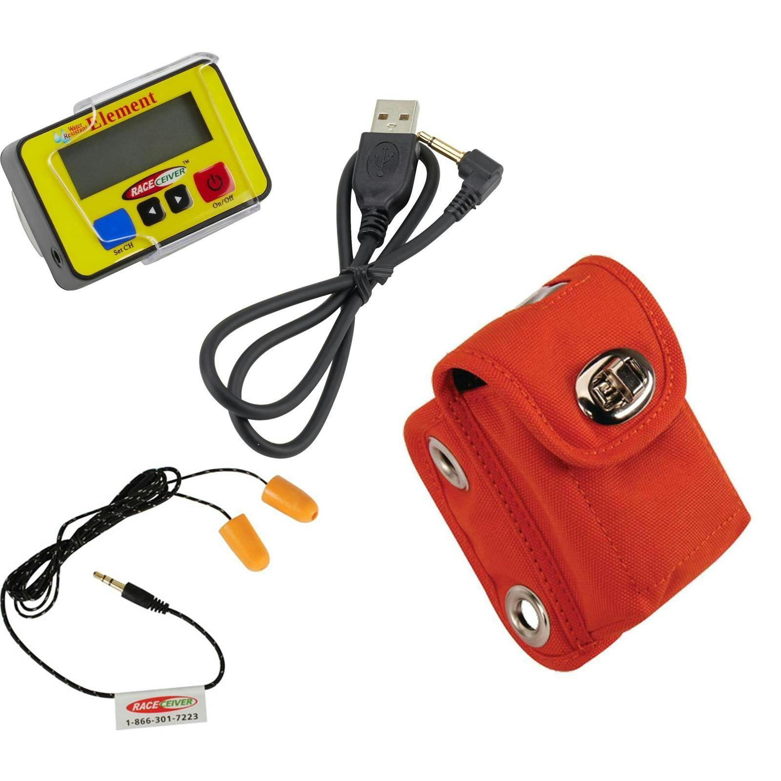 RACEceiver Element with Semi-Pro Earpiece and Pouch