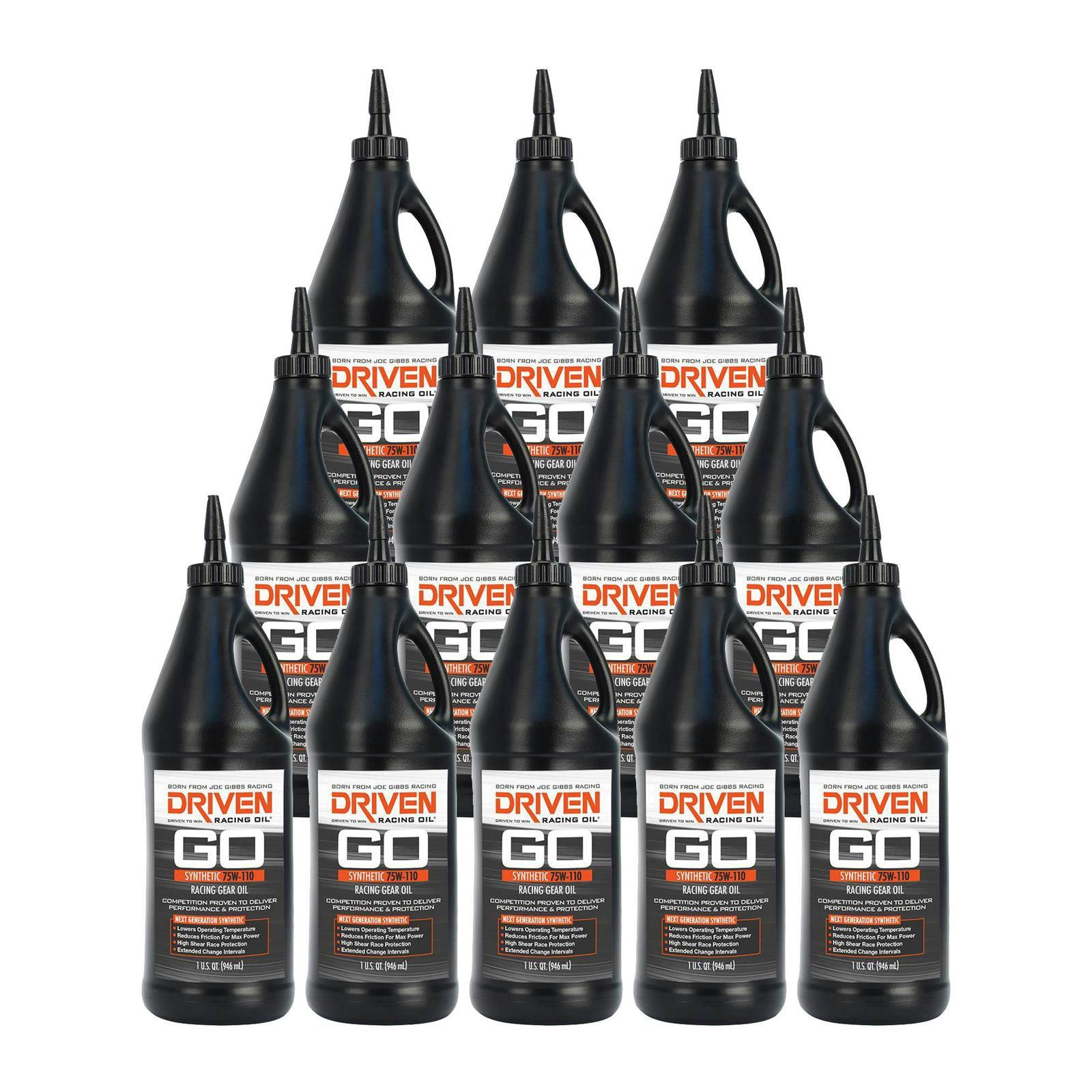 Driven Racing Oil 00631 75W110 Racing Gear Oil, 12 Quarts
