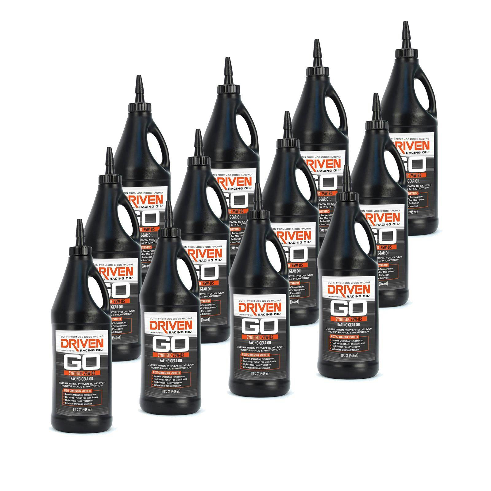 Driven Racing Oil 830 GO 75W-85 Synthetic Racing Gear Oil, Box/12