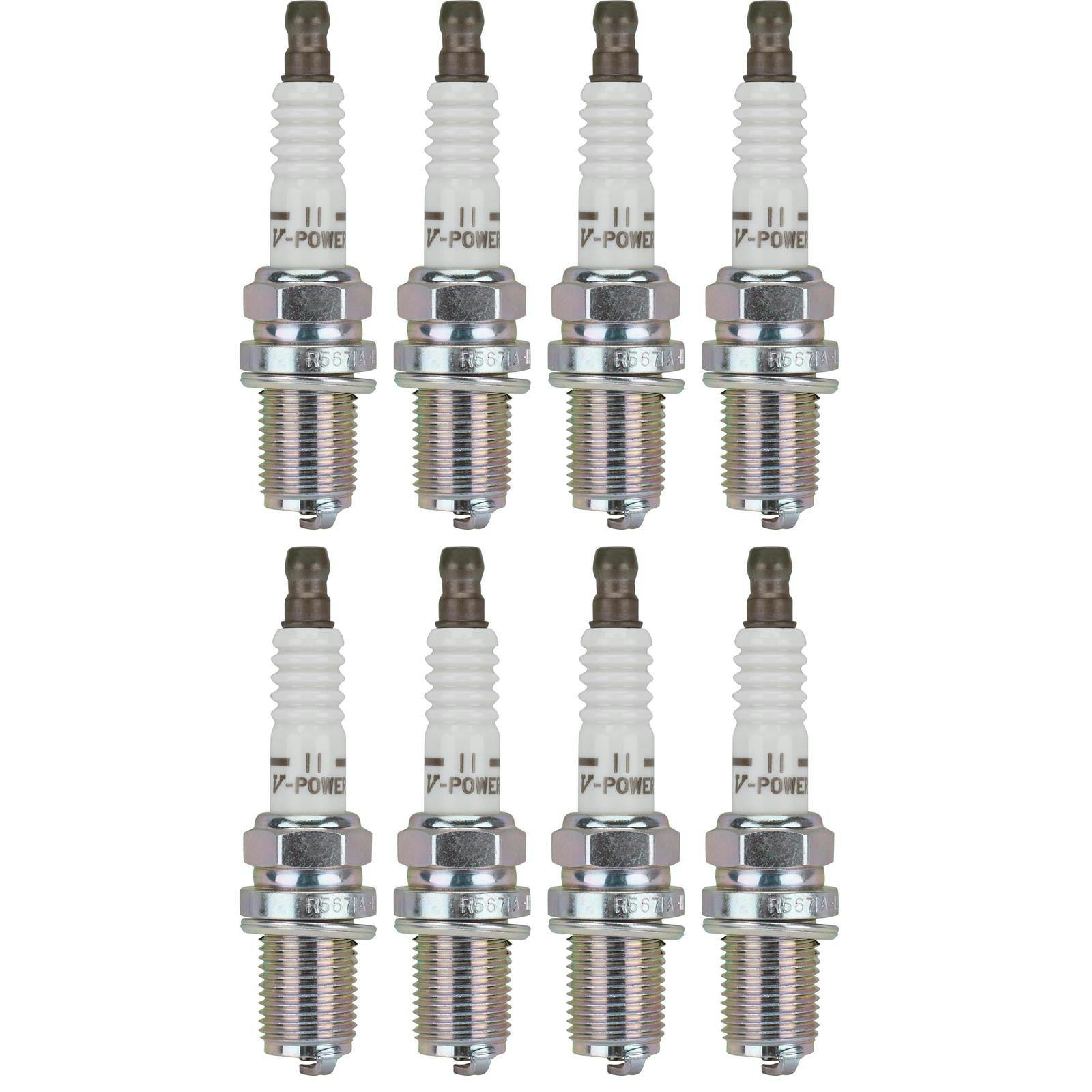 NGK R5671A-11 Spark Plug for Sprint 410 Racing Engines, Set of 8