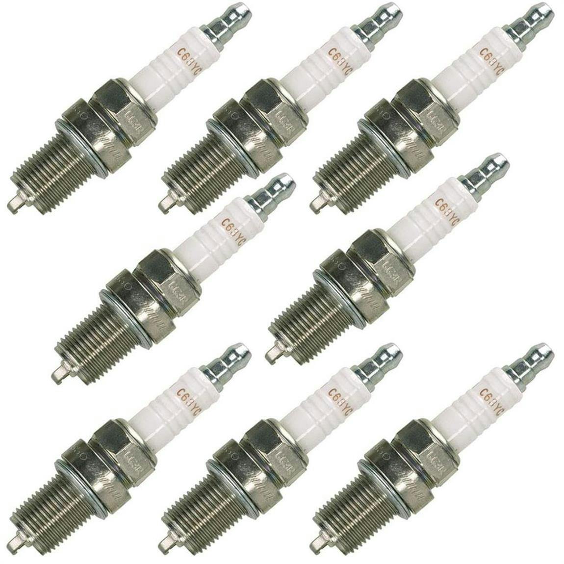 Champion 791 C57YC Spark Plug, 14mm, .750 Reach, Set of 8