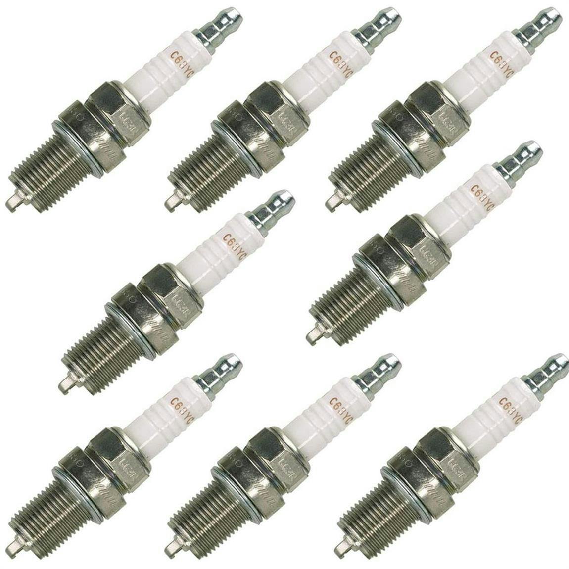 Champion 792 C59YC Spark Plug, 14mm, .750 Reach, Set of 8
