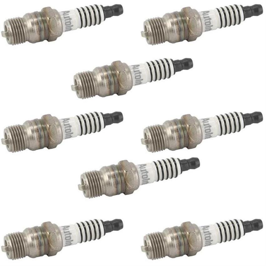 Autolite AR132 Spark Plugs, 14mm, Taper Seat, .46, Set of 8