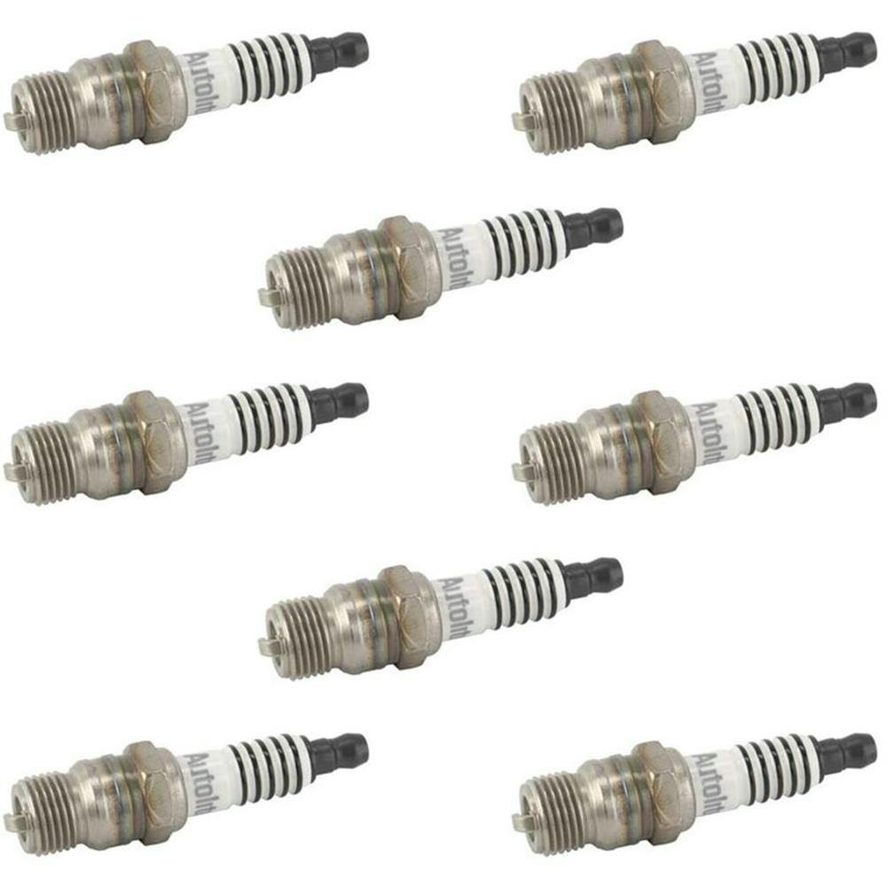 Autolite AR134 Spark Plugs, 14mm, Taper Seat, .46, Set of 8