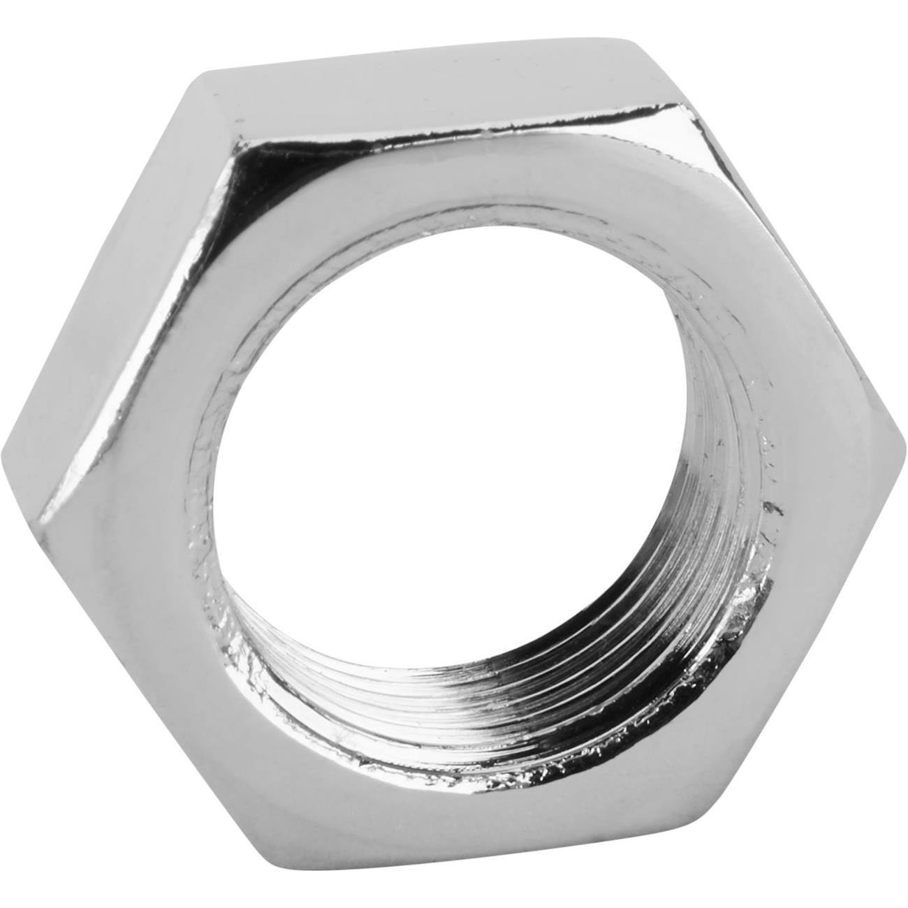 Chrome Steel Jam Nut, 11/16 Inch-18 LH NF Fine Thread
