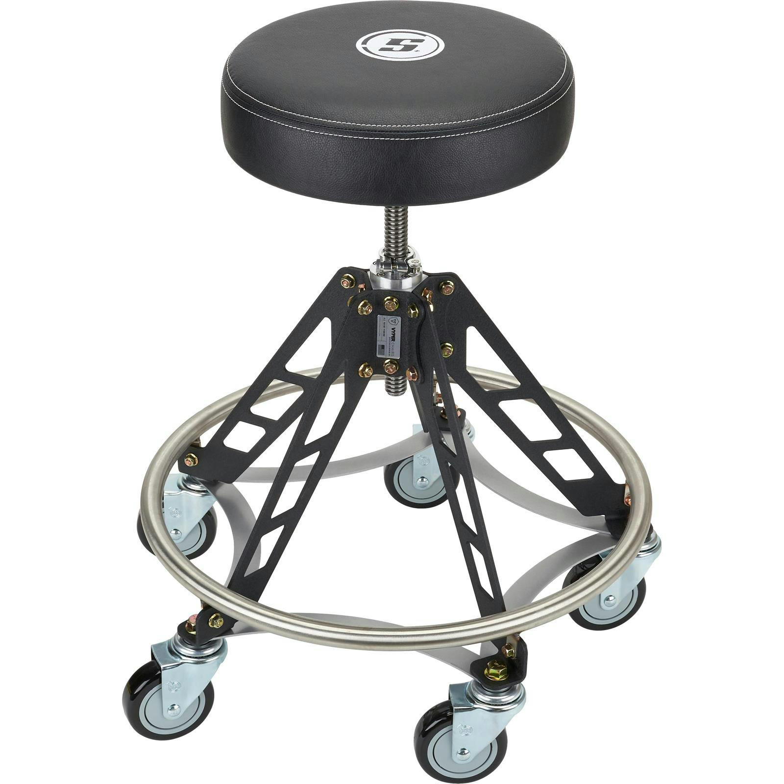 Speedway Motors Vyper Elevated Steel Rolling Stool
