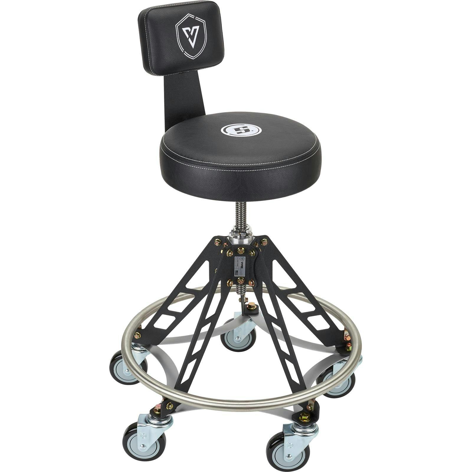 Speedway Motors Vyper Elevated Steel Max Rolling Stool W/Backrest