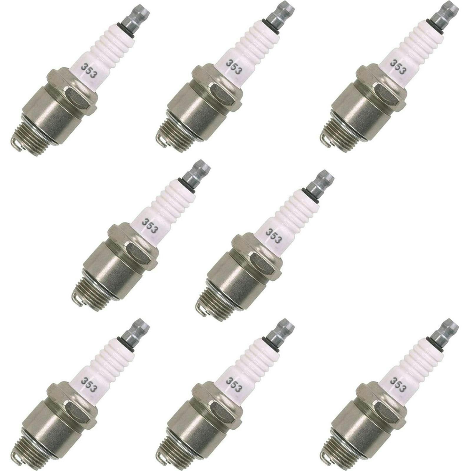 Autolite A353 Spark Plugs, 13/16" Hex .375 Reach, Set of 8