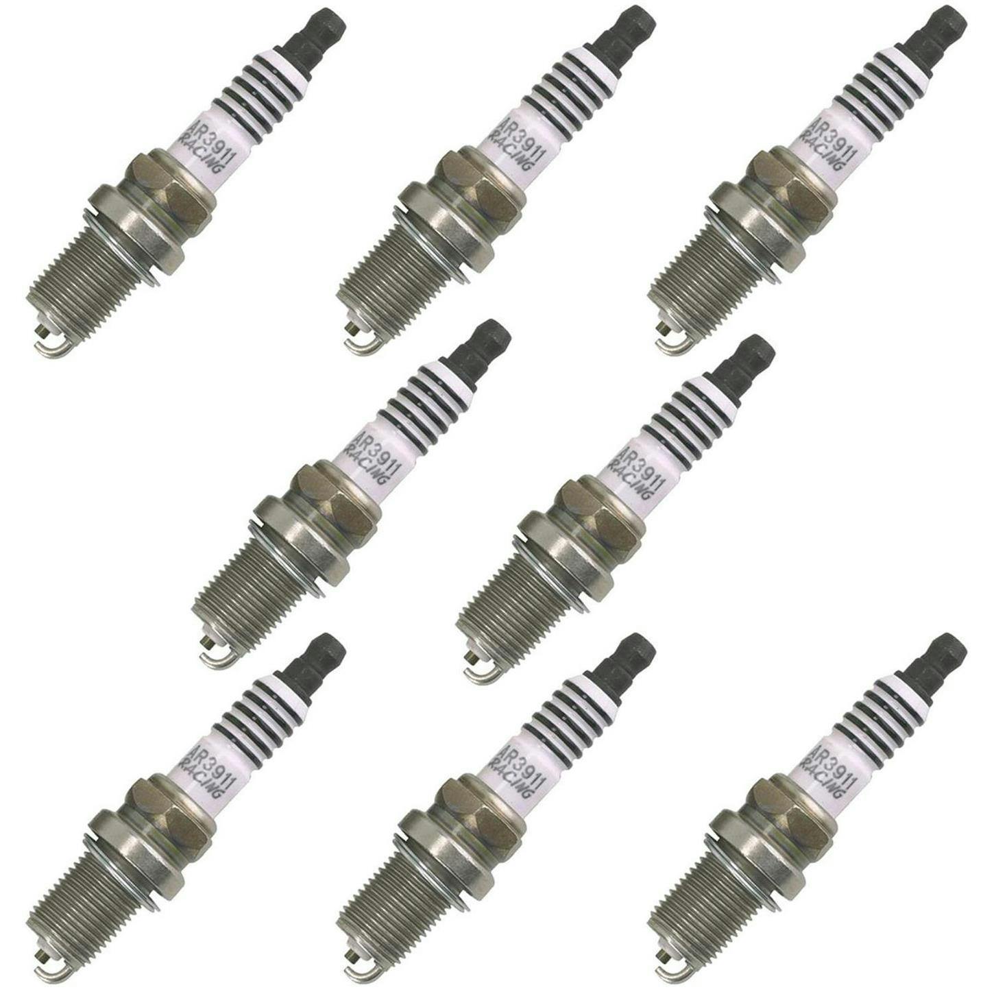 Autolite AR3911 Racing Spark Plugs, 5/8" Hex, 3/4 Reach, Set of 8