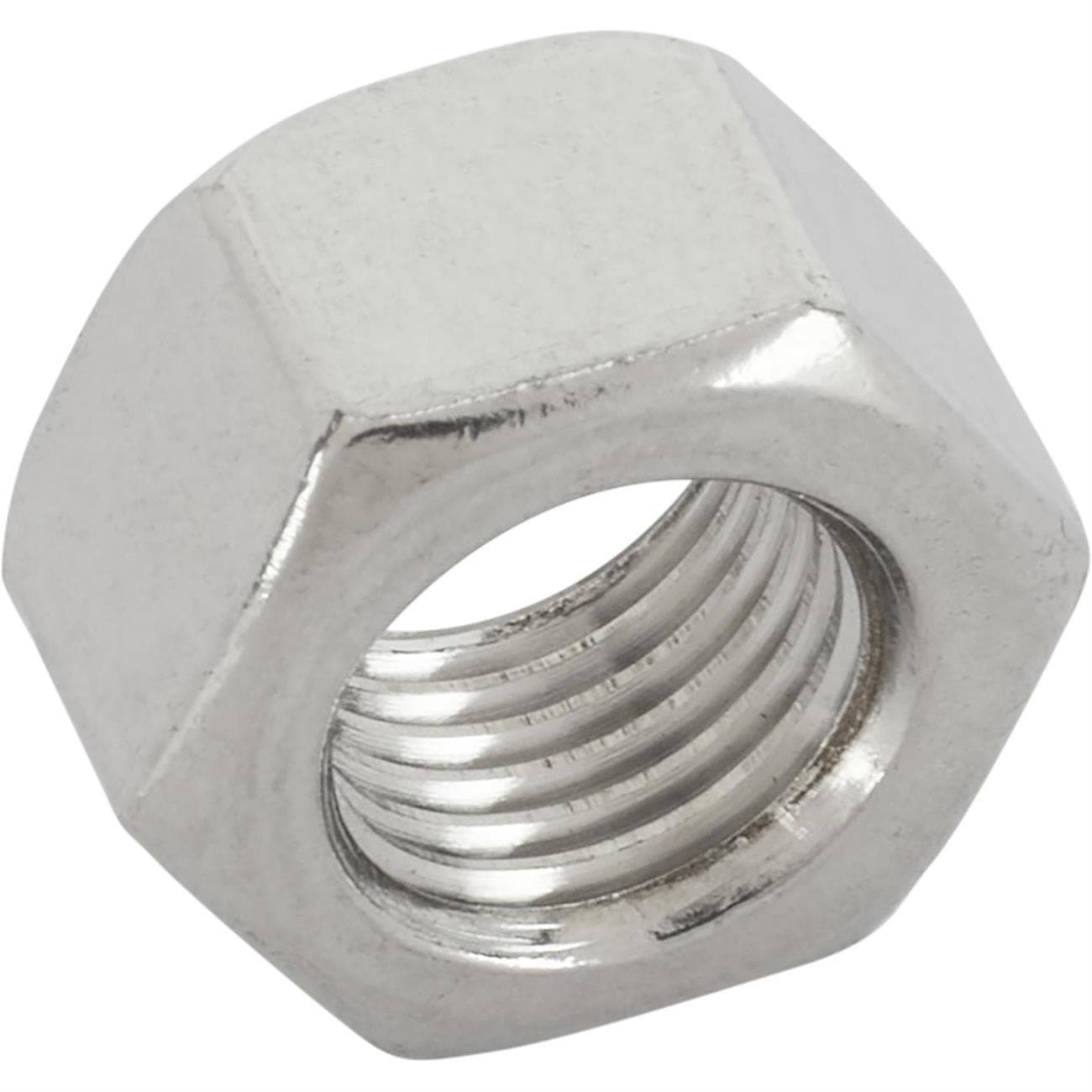 Stainless Jam Nut, 3/8 Inch-24 LH NF Fine Thread