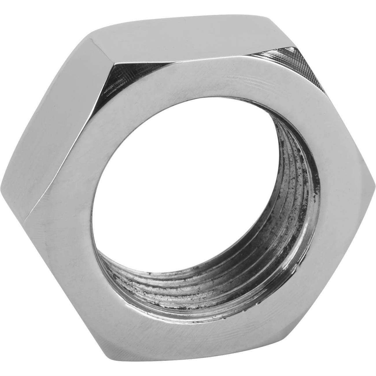 Stainless Jam Nut, 11/16 Inch-18 LH NF Fine Thread