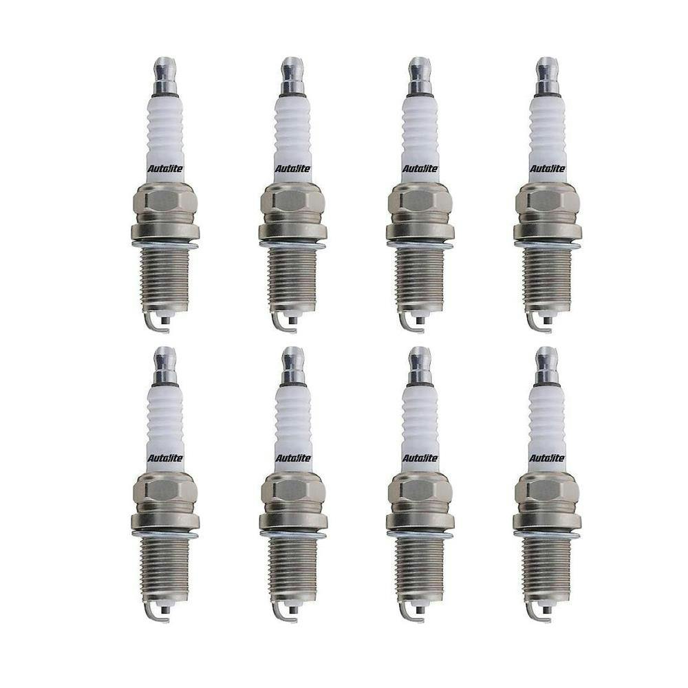 Autolite A3924 Spark Plugs, 14mm Thread Pitch Set of 8