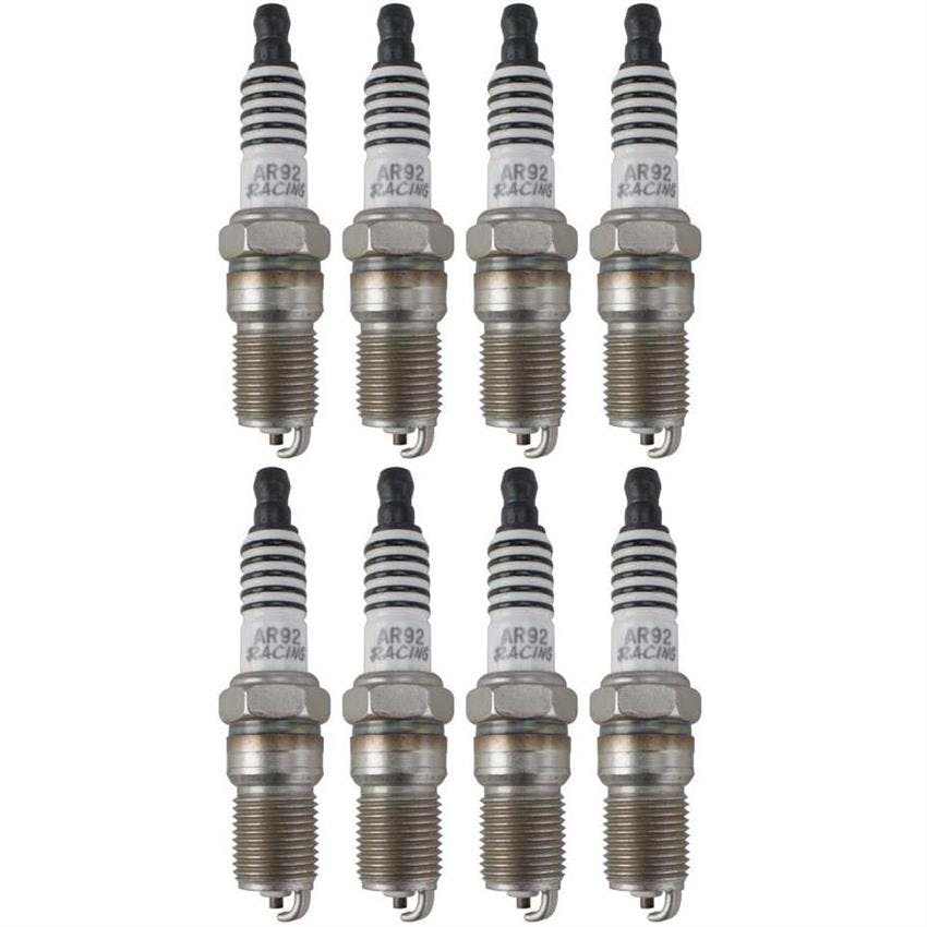 Autolite AR93 Power Tip Spark Plugs, .708 Reach, Medium, Set of 8