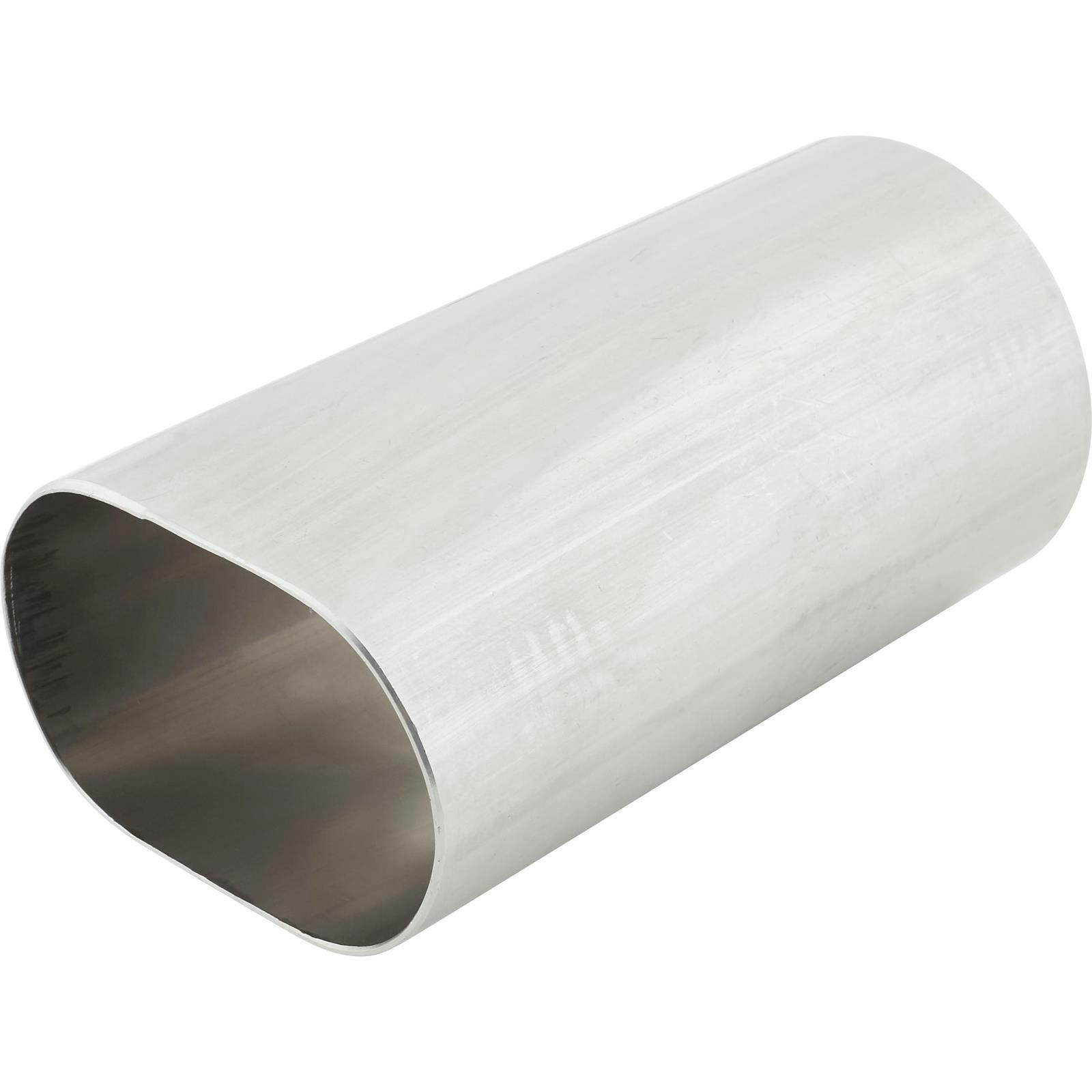 Exhaust Pipe Adapter, 3 Inch Round to 3 Inch Oval