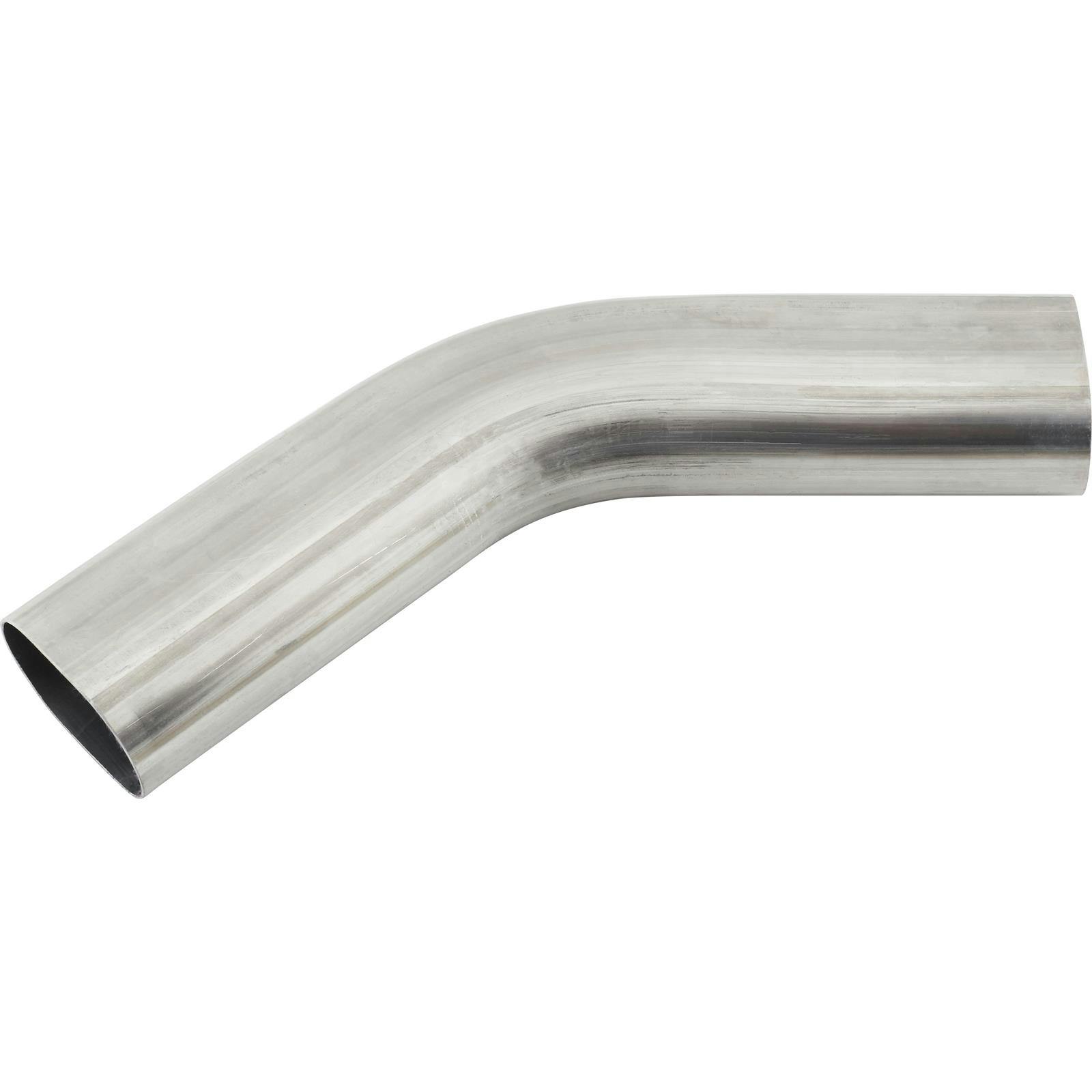 Oval Exhaust Pipe Horizontal Mandrel Bend, 45 Degree, 3 Inch