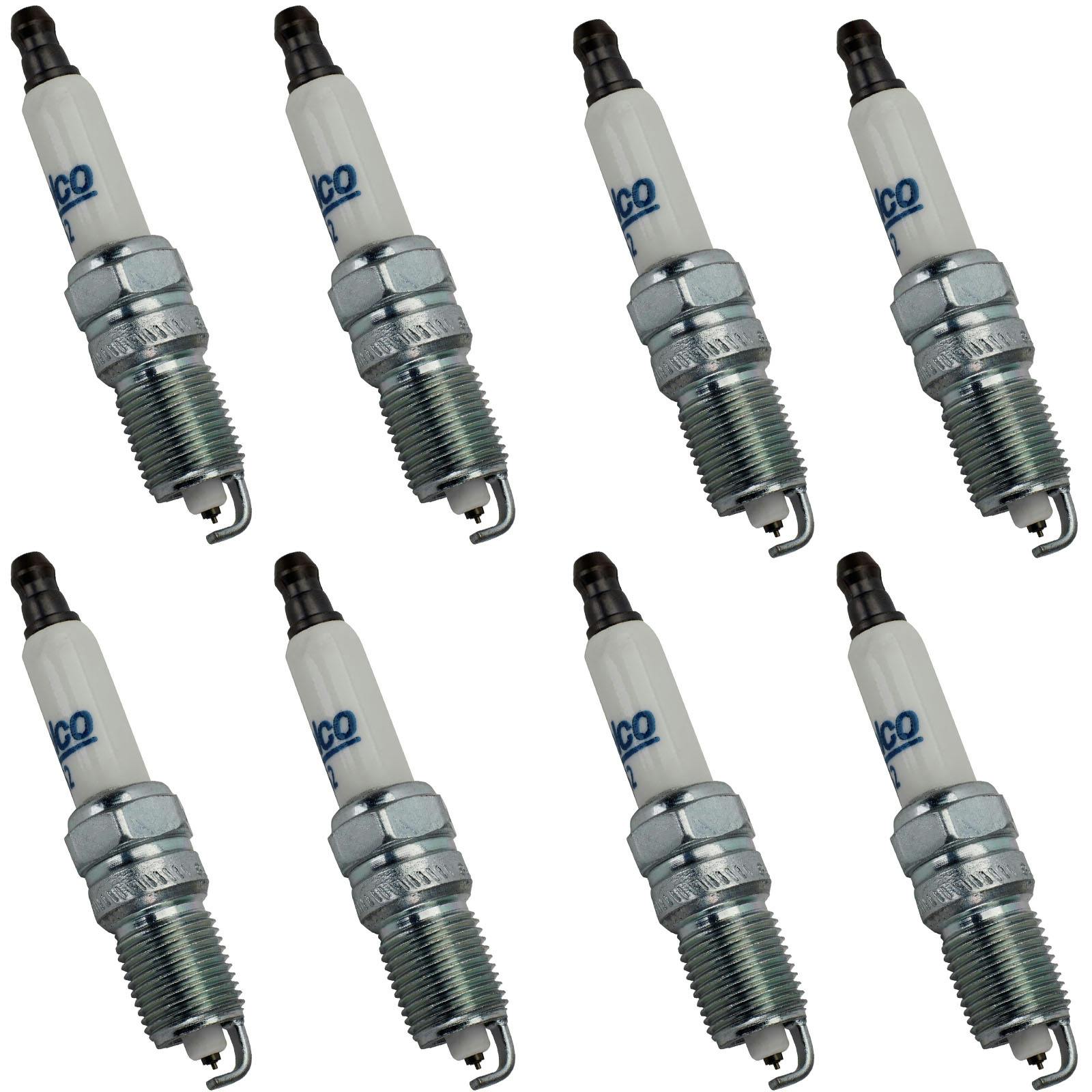 AC Delco 41-962 Double Platinum Spark Plugs, Set of 8