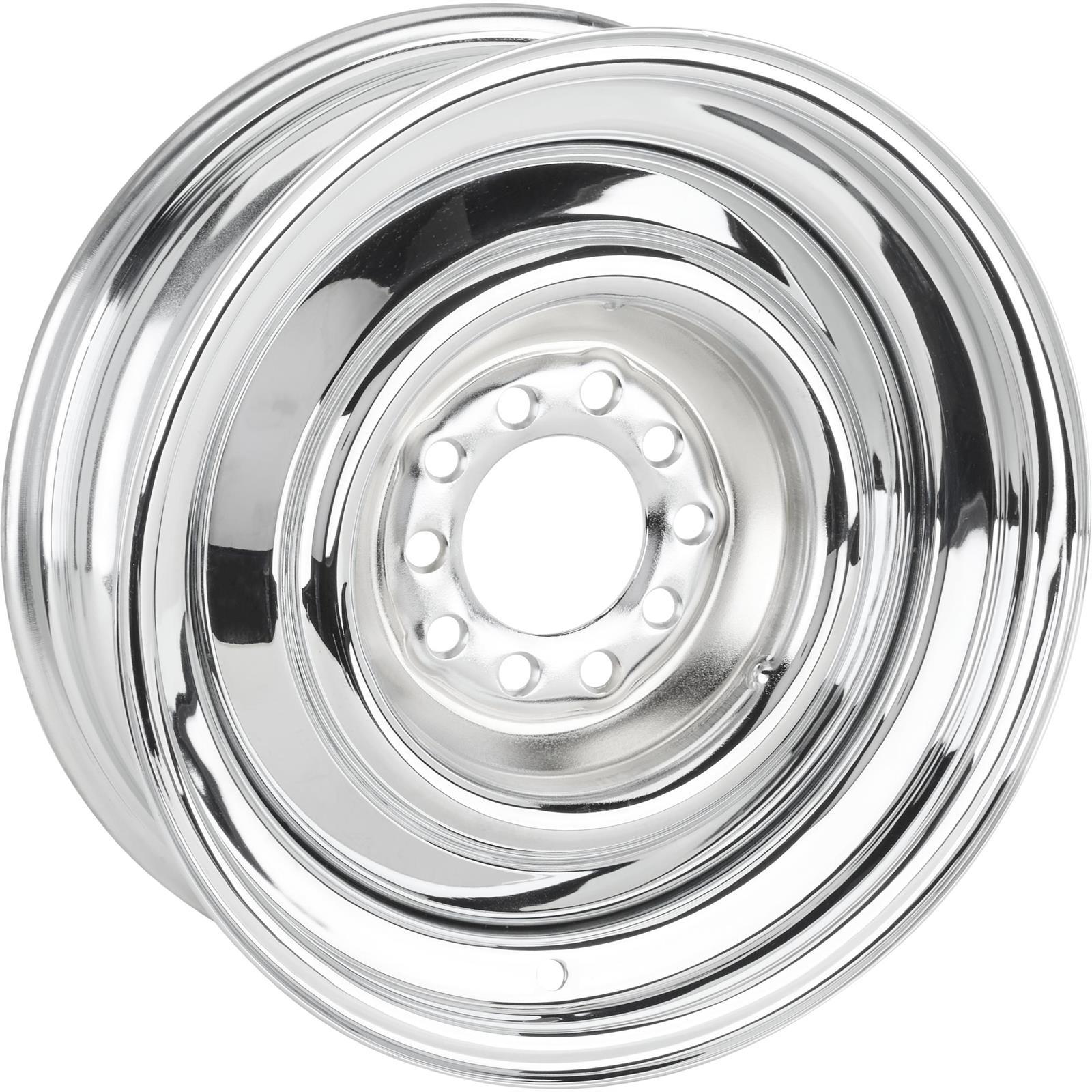 Speedway Smoothie 15x5 Steel Wheels, 5 on 4.5/4.75, 3.0 BS